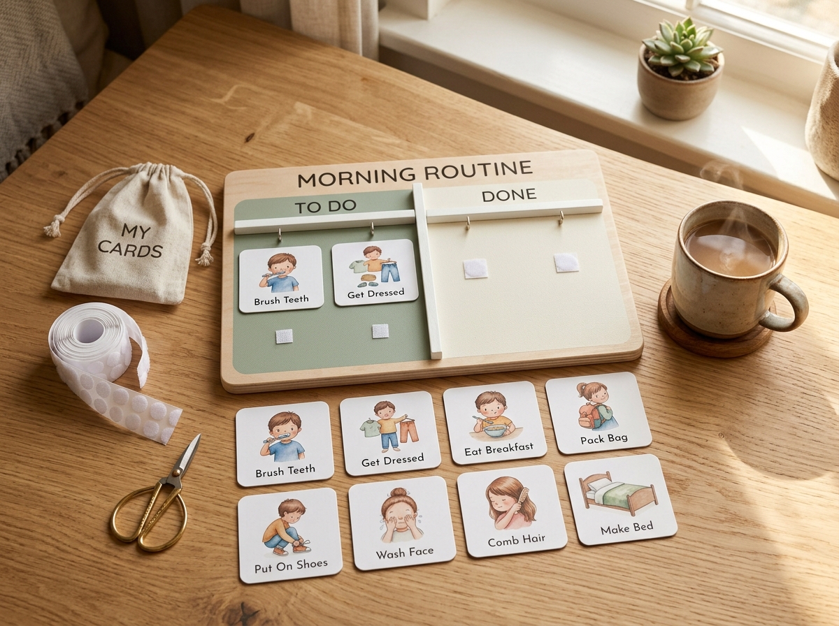 Lucas - The Calm Mornings Boy Edition Flat-Lay
