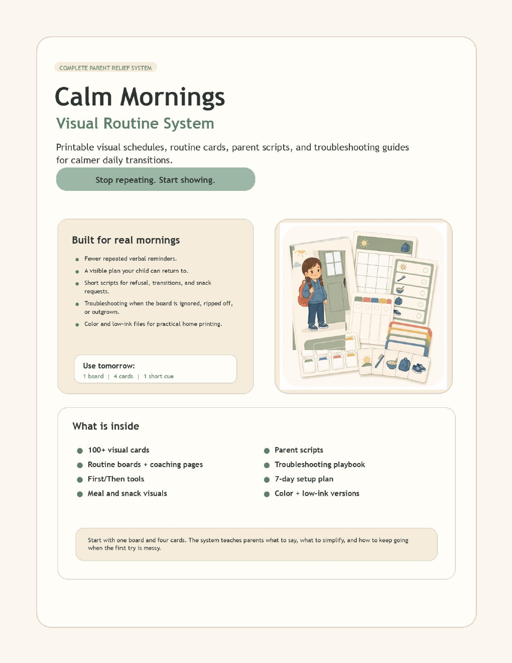 Mia - The Calm Mornings Girl Edition Cover